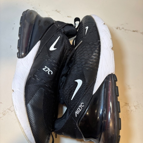 Nike Air Max 270 Black White Anthracite Mens Running Shoes AH8050 002 Sz 7.5 - Picture 7 of 11